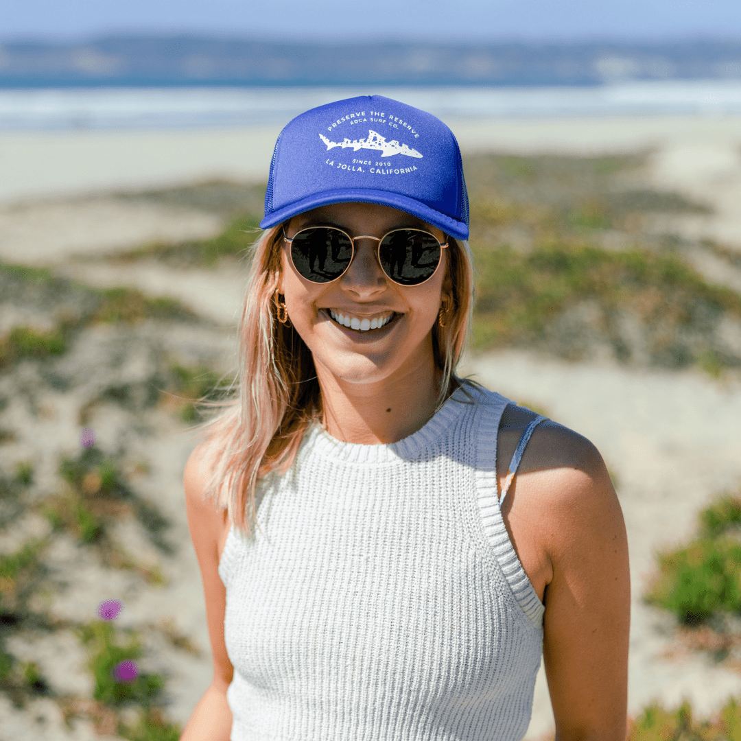 Leopard Shark Foam Snapback Trucker Hat - Wander Together Outfitters