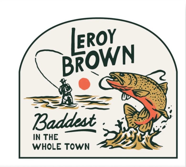 Leroy Brown (Vinyl Fishing Sticker) - Wander Together Outfitters