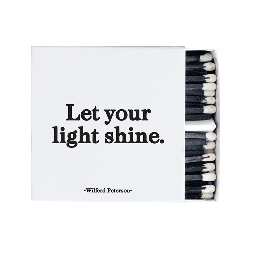 "Let Your Light Shine" Matchboxes - Wander Together Outfitters