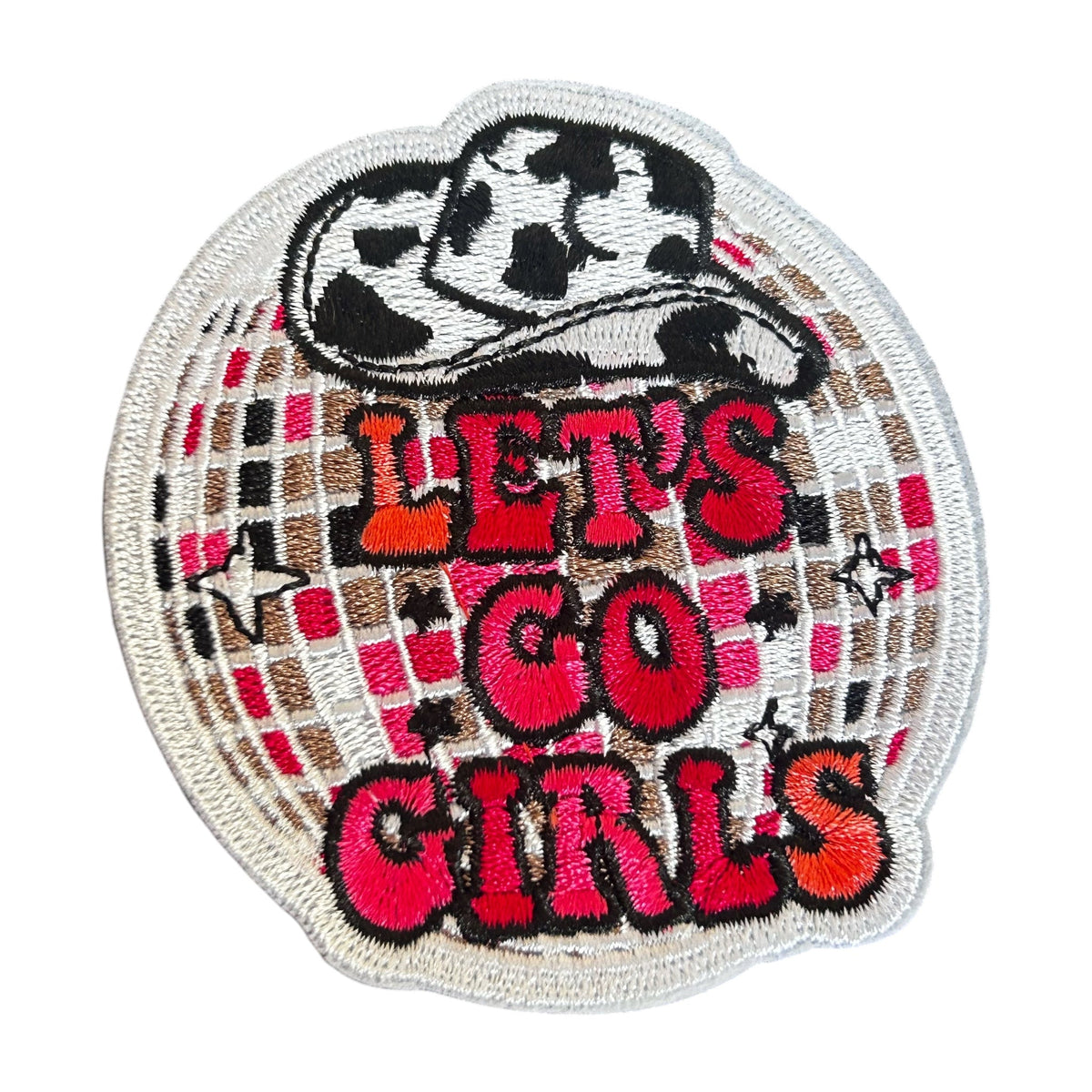 Let’s Go Girls Disco Iron On Patch - Wander Together Outfitters