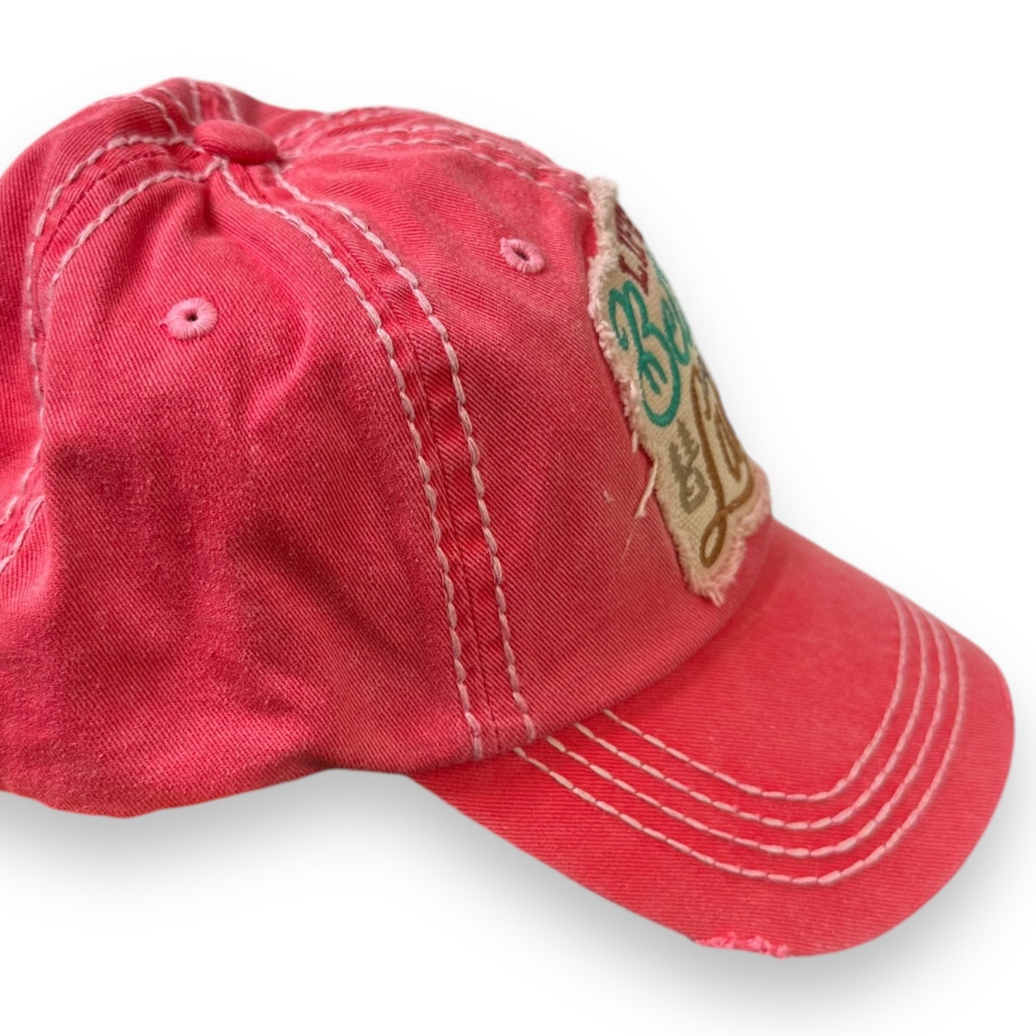 “Life Is Better At The Lake” Embroidered Cotton Cap - Wander Together Outfitters