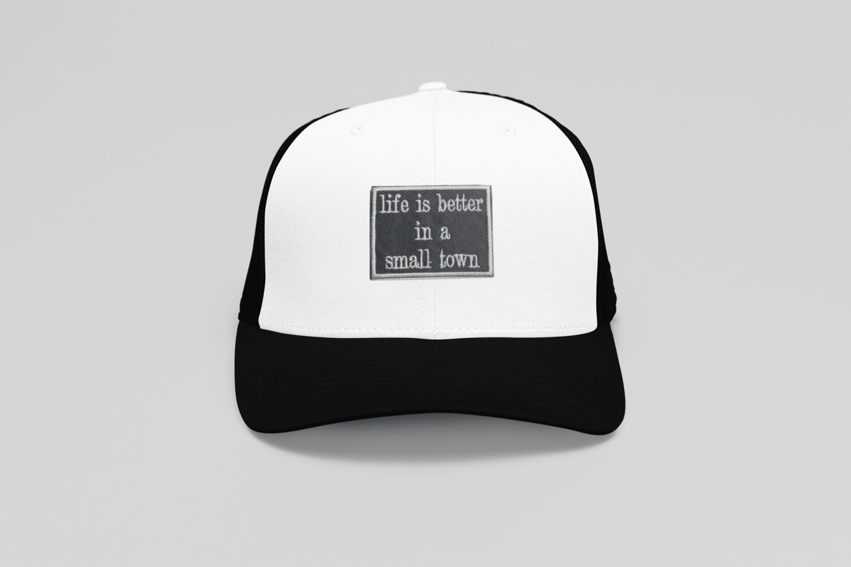 “Life is Better in a Small Town” Embroidered Iron On Patch - Wander Together Outfitters