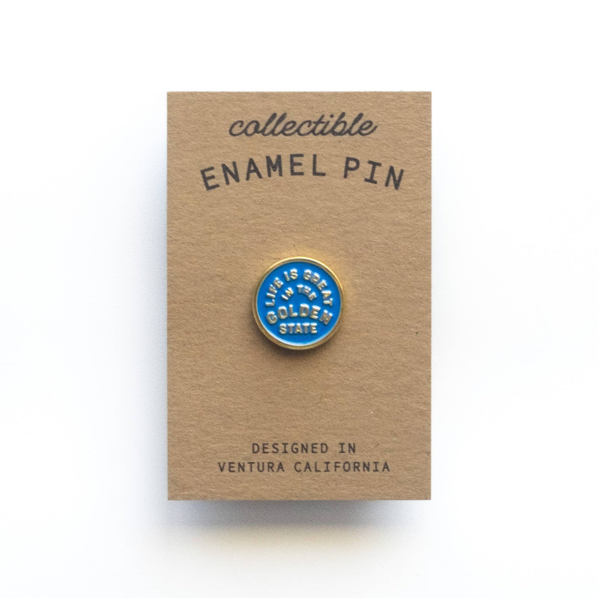 "Life Is Great In The Golden State" California Enamel Pin - Wander Together Outfitters