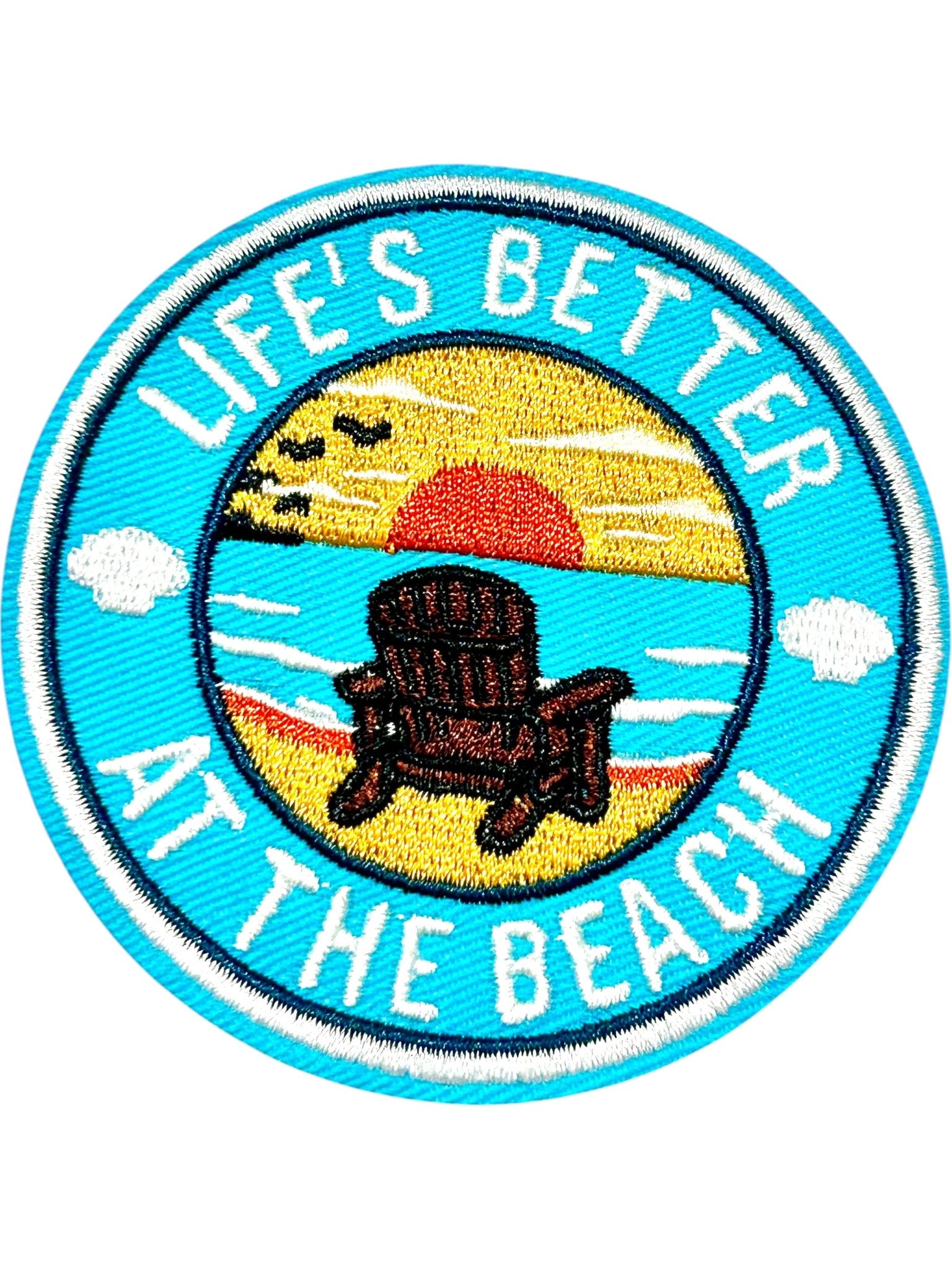 “Life’s Better At The Beach” Iron On Patch - Wander Together Outfitters