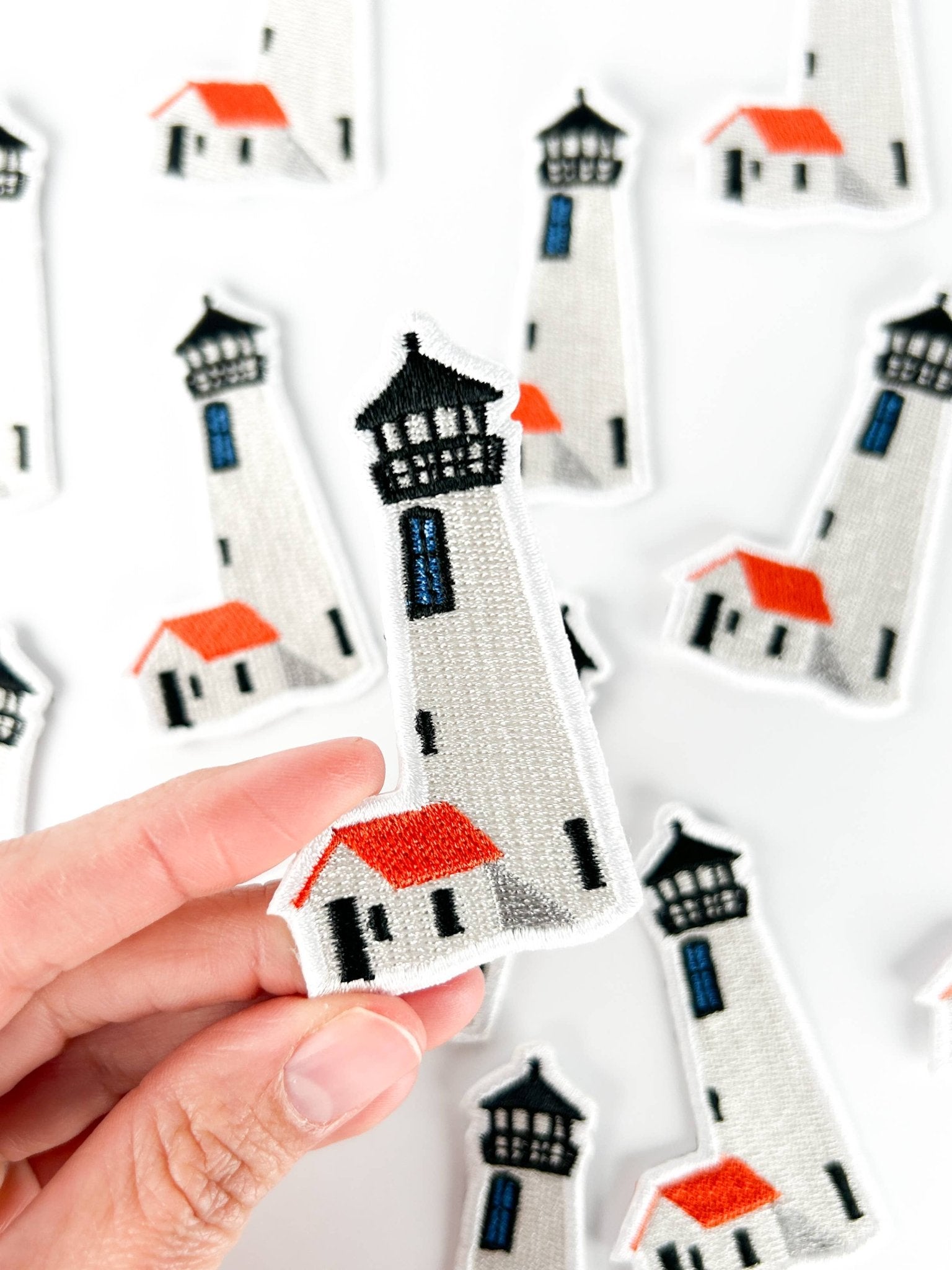 Lighthouse Embroidered Patch Nautical Iron On Patch for Hat - Wander Together Outfitters