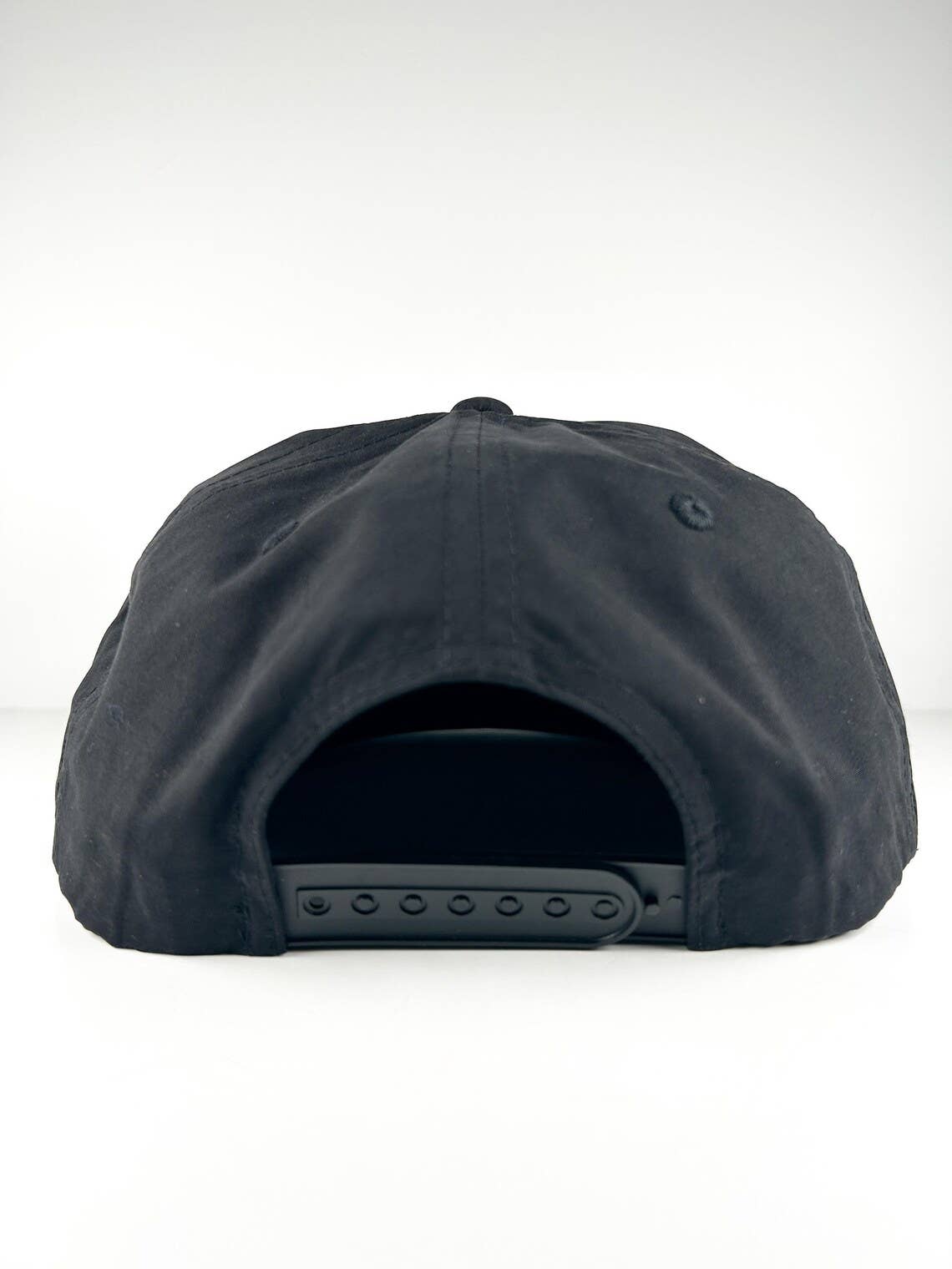 "Live Fast Surf Slow" Embroidered Patch Black Rope Unisex Surfing Hat - Wander Together Outfitters