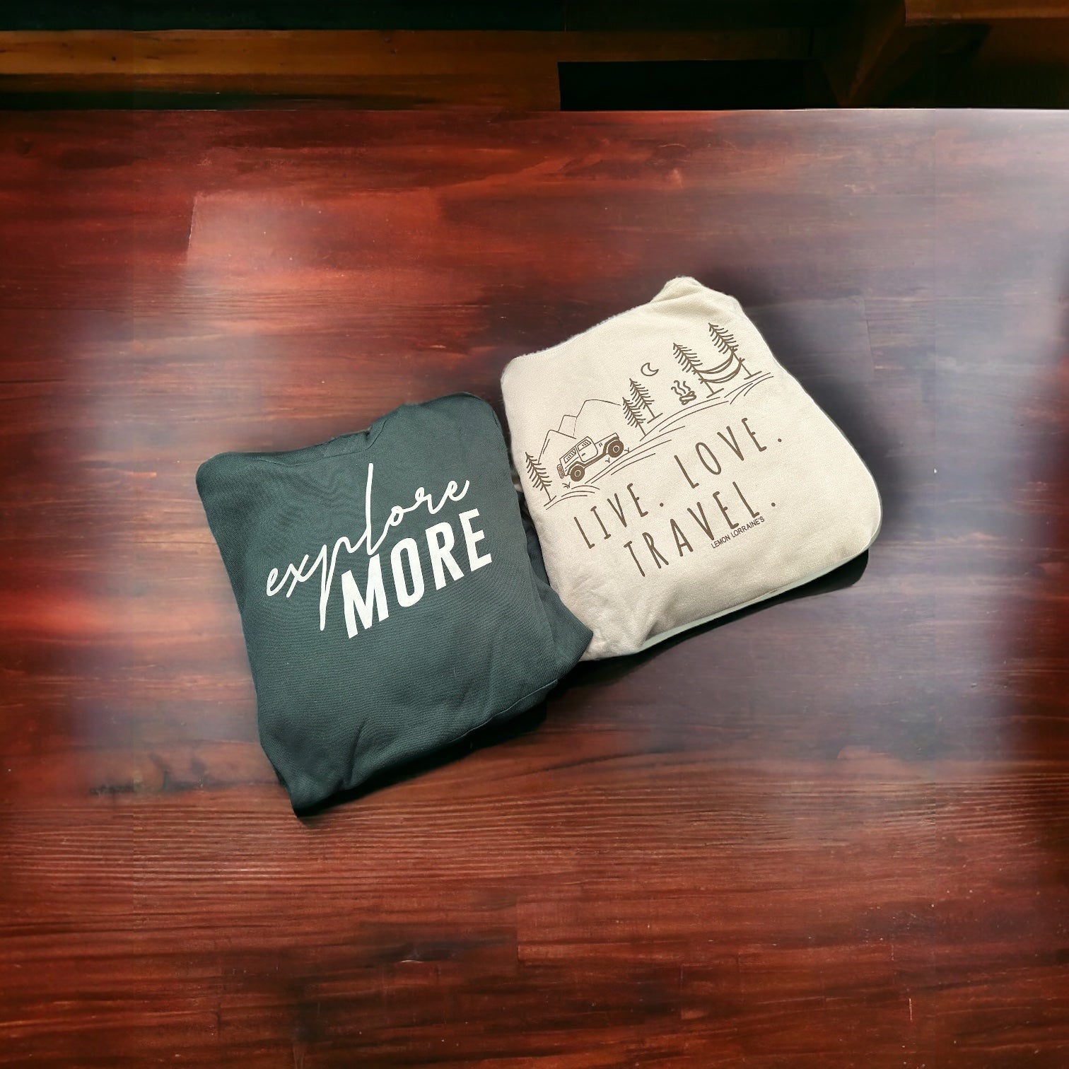 "Live Love Travel" Hoodie Unisex Sweatshirt (CLEARANCE) Last Ones! - Wander Together Outfitters