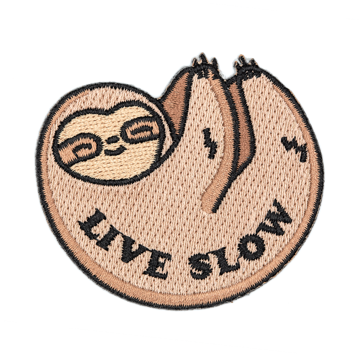 Live Slow Sloth Patch - Wander Together Outfitters