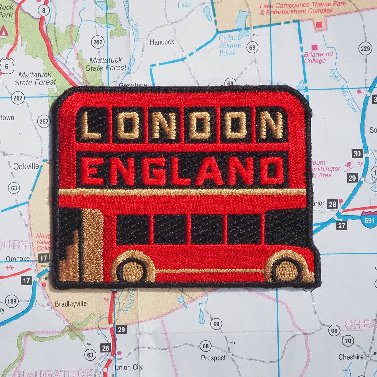 London England Embroidered Iron On Patch - Wander Together Outfitters