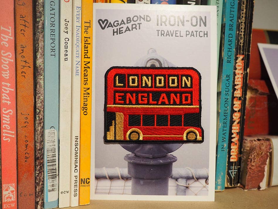 London England Embroidered Iron On Patch - Wander Together Outfitters