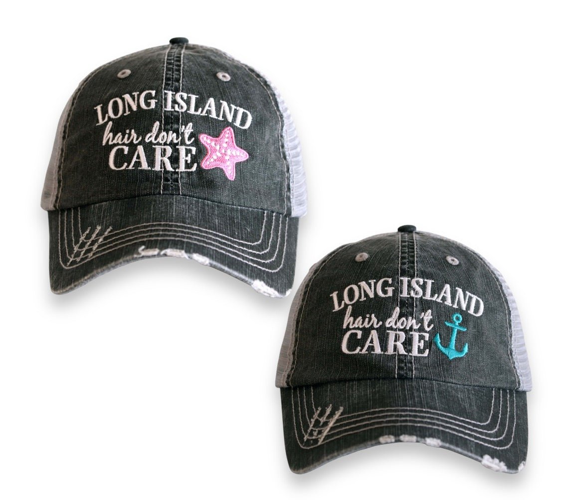 “Long Island Hair, Don’t Care” Cap - Wander Together Outfitters