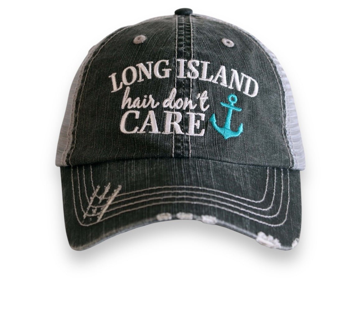 “Long Island Hair, Don’t Care” Cap - Wander Together Outfitters