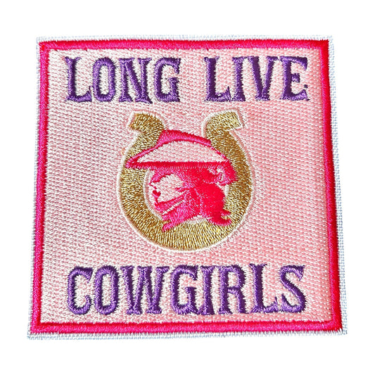 "Long Live Cowgirls" Iron On Patch - Wander Together Outfitters