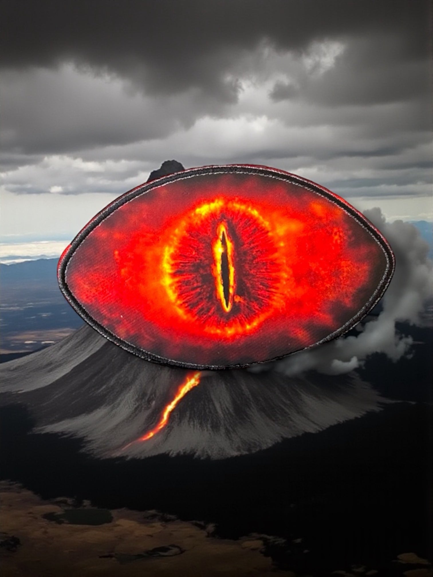 Lord Of The Rings Eye Of Sauron Iron On Patch - Wander Together Outfitters