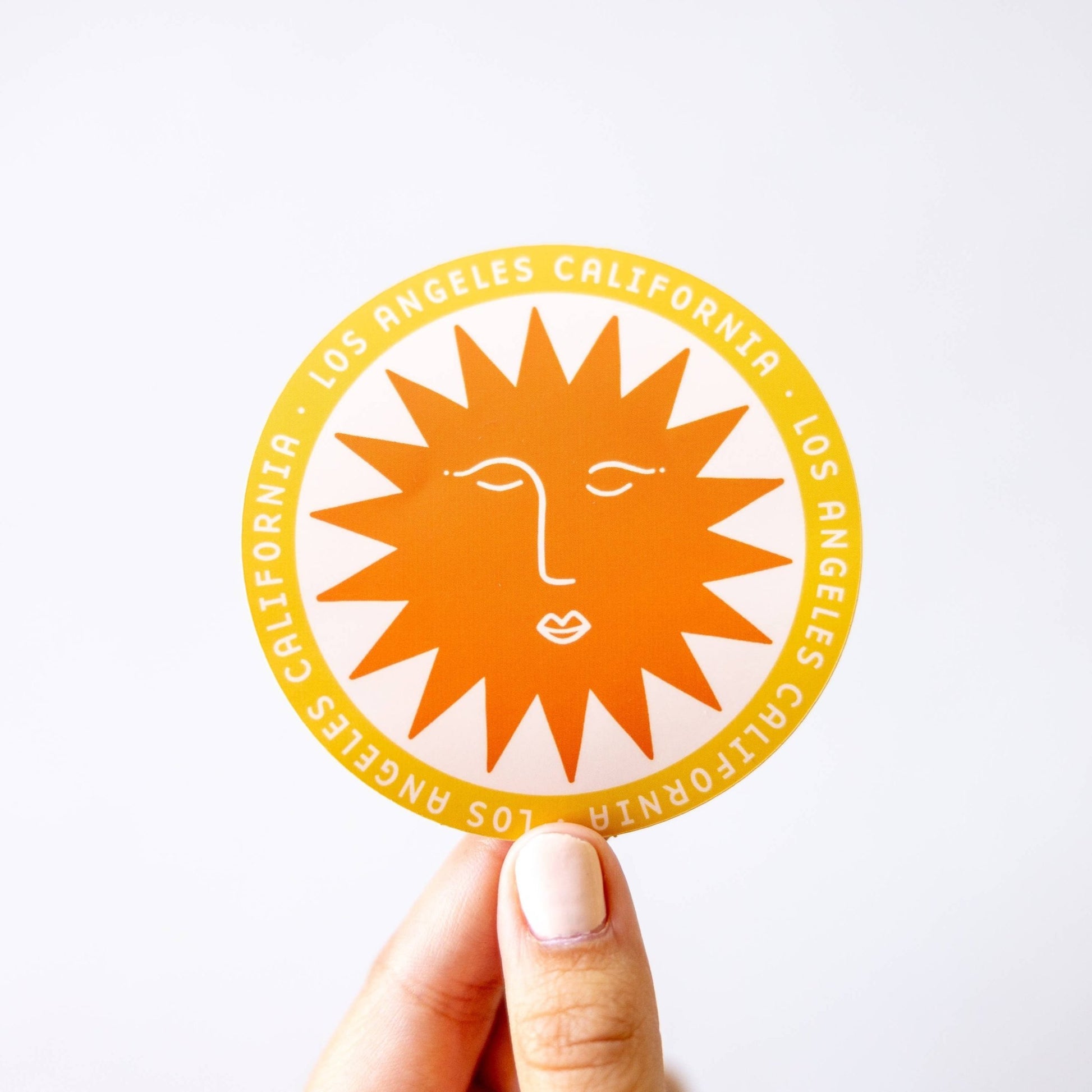 Los Angeles Sunny California Sun Vinyl Stickers (Various) - Wander Together Outfitters