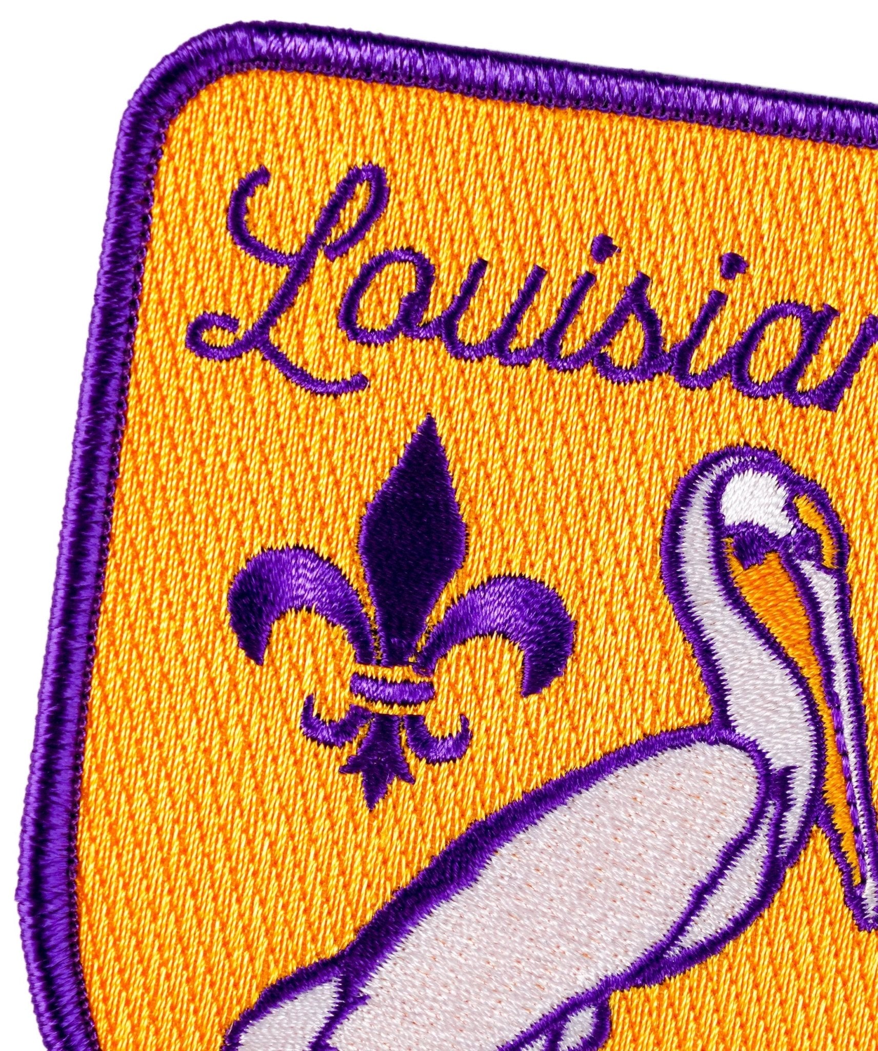 Louisiana Embroidered Iron On Patch - Wander Together Outfitters
