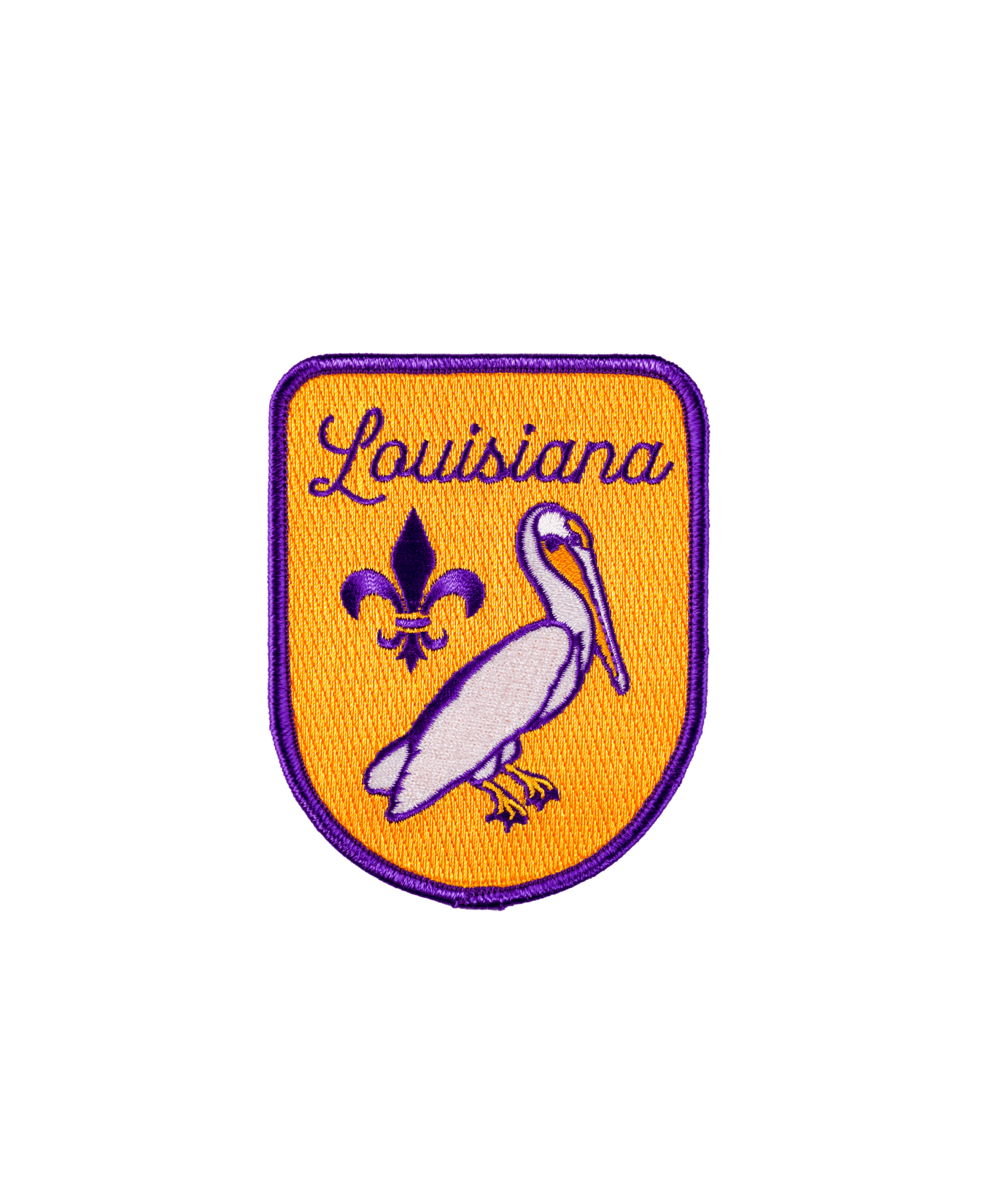 Louisiana Embroidered Iron On Patch - Wander Together Outfitters