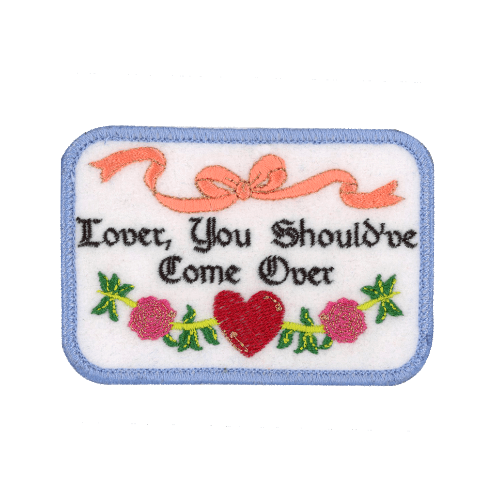 "Lover You Should've Come Over" Handmade Patch - Wander Together Outfitters