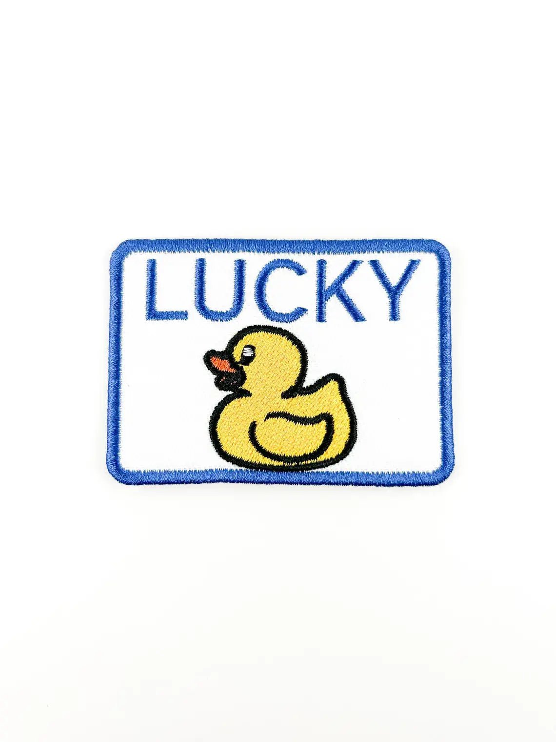 "Lucky Duck" Embroidered Iron On Patch - Wander Together Outfitters