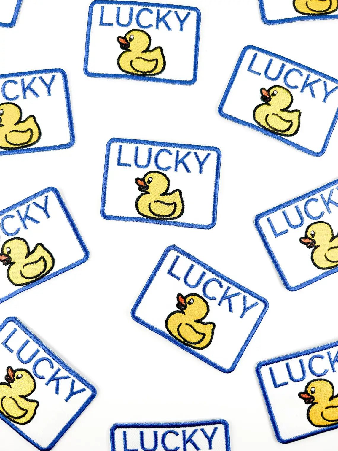 "Lucky Duck" Embroidered Iron On Patch - Wander Together Outfitters