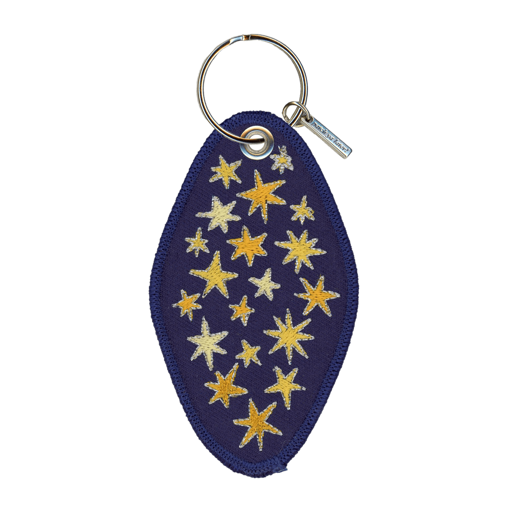 Lucky Star Embroidered Dual Sided Keychain - Wander Together Outfitters
