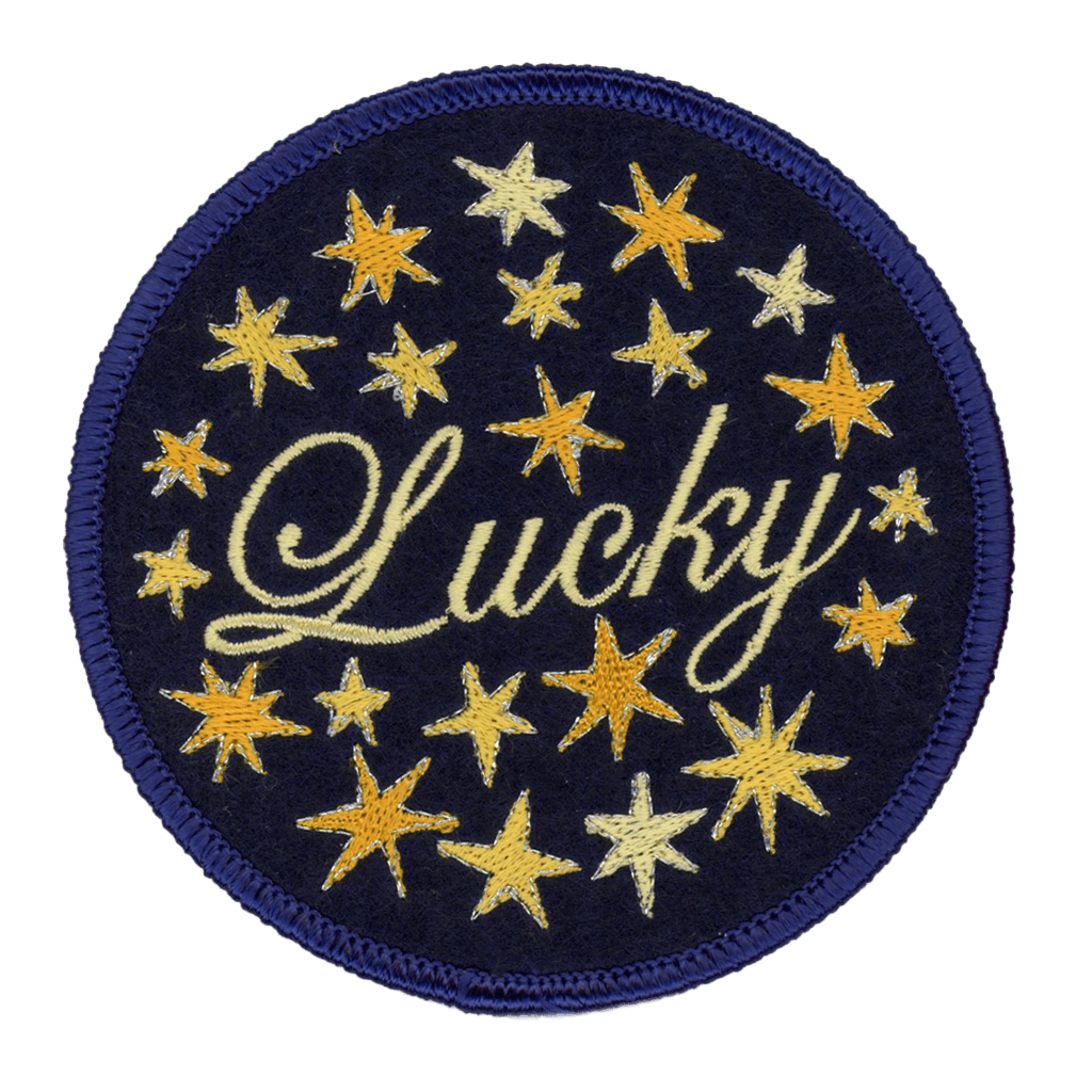 "Lucky" Star Sew or Iron On Patch - Wander Together Outfitters