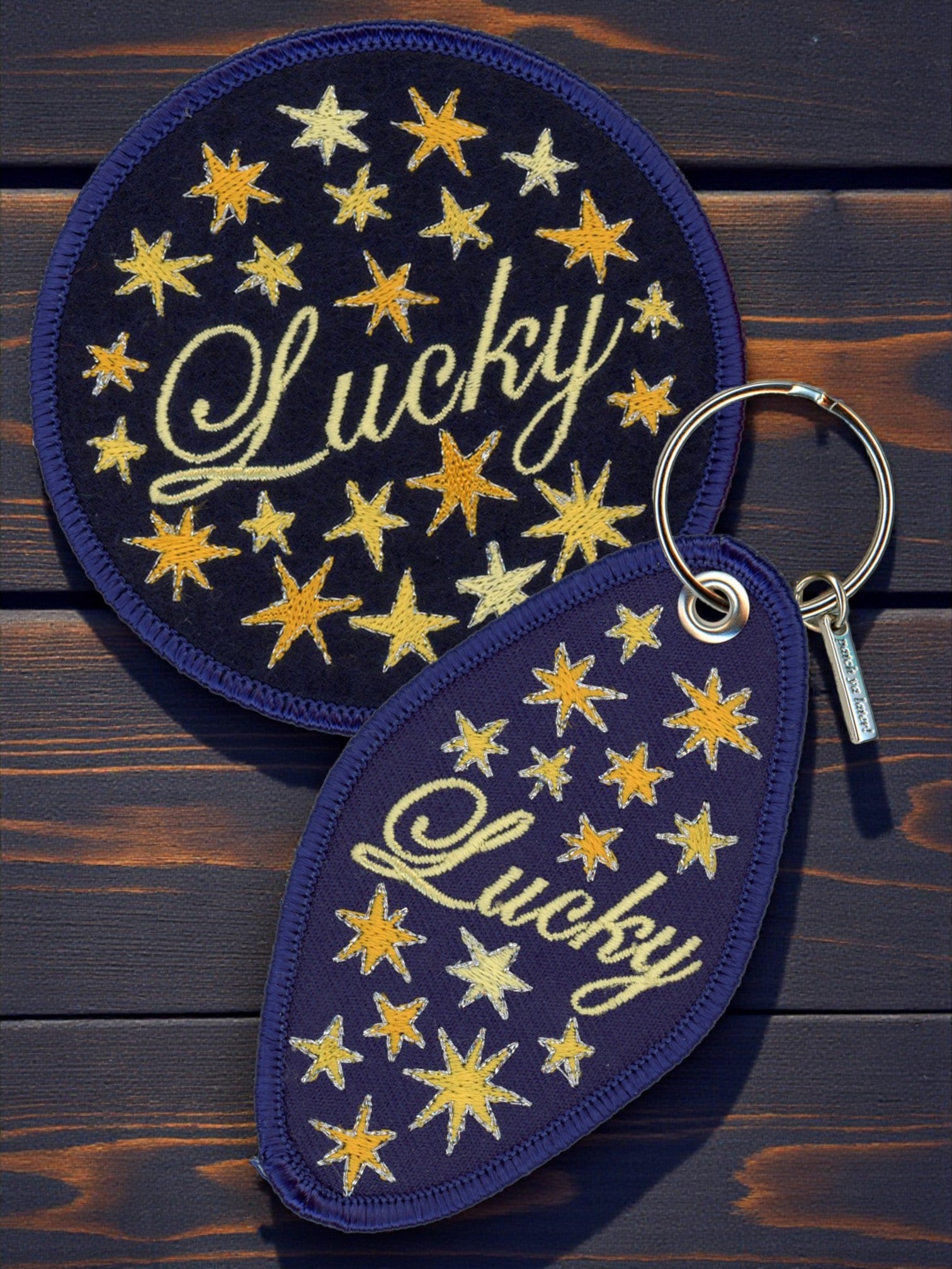 "Lucky" Star Sew or Iron On Patch - Wander Together Outfitters