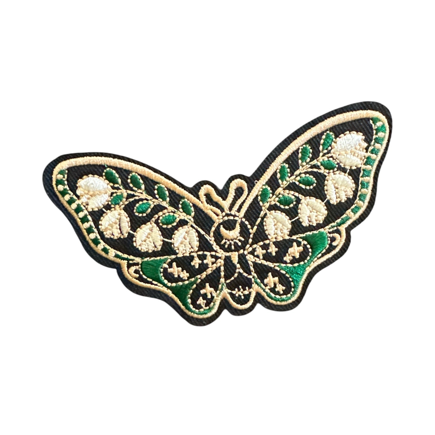 Lunar Moth and Butterfly Iron On Embroidered Patches (Various) - Wander Together Outfitters