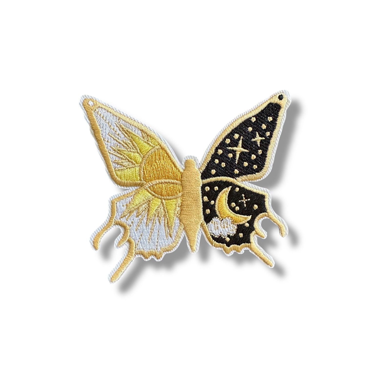 Lunar Moth and Butterfly Iron On Embroidered Patches (Various) - Wander Together Outfitters