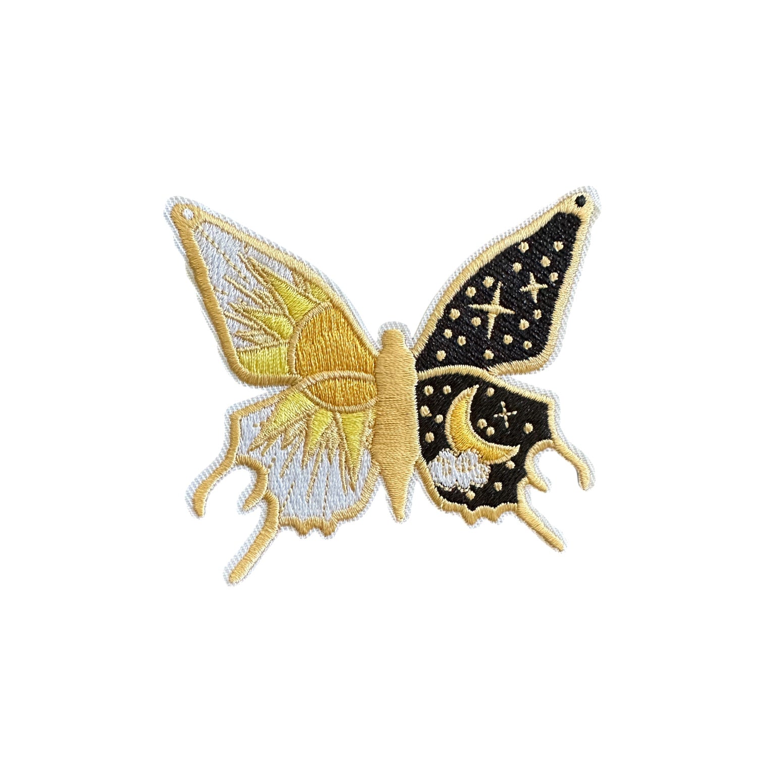 Lunar Moth and Butterfly Iron On Embroidered Patches (Various) - Wander Together Outfitters