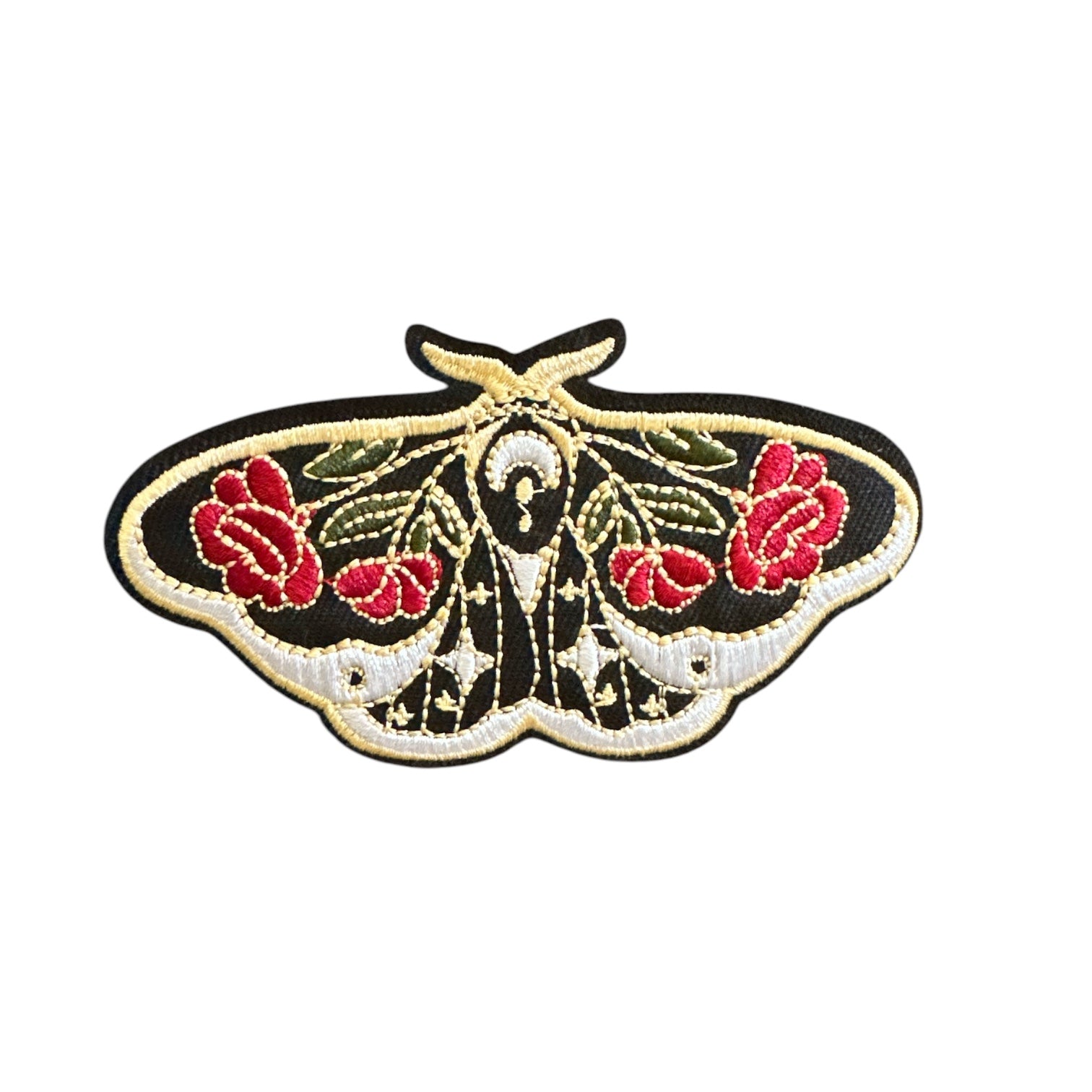 Lunar Moth and Butterfly Iron On Embroidered Patches (Various) - Wander Together Outfitters