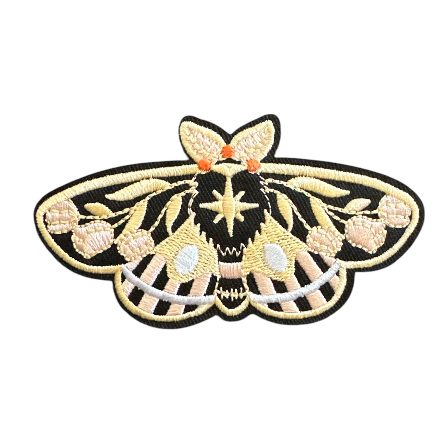 Lunar Moth and Butterfly Iron On Embroidered Patches (Various) - Wander Together Outfitters