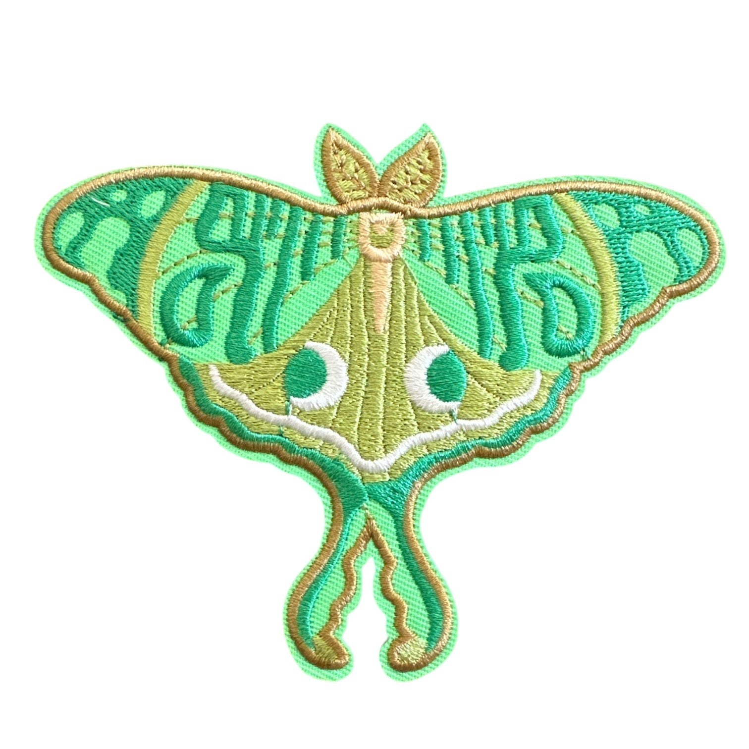 Lunar Moth and Butterfly Iron On Embroidered Patches (Various) - Wander Together Outfitters