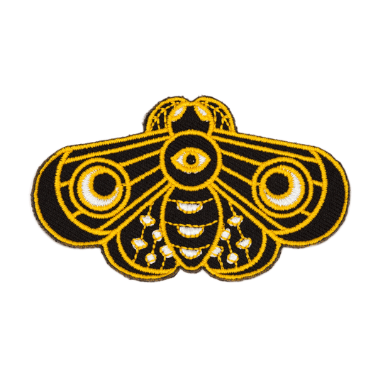 Lunar Moth Iron - On Embroidered Patches - Wander Together Outfitters