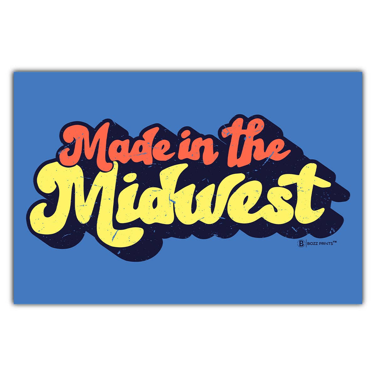 “Made in the Midwest” Retro Postcard - Wander Together Outfitters