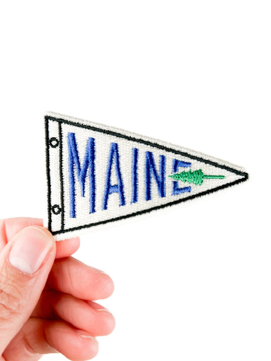 Maine Embroidered Patch - Wander Together Outfitters