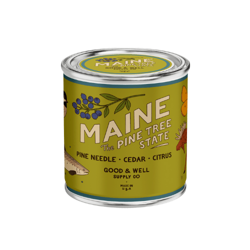 Maine State Candle (Pine, Cedar, Citrus) - Wander Together Outfitters