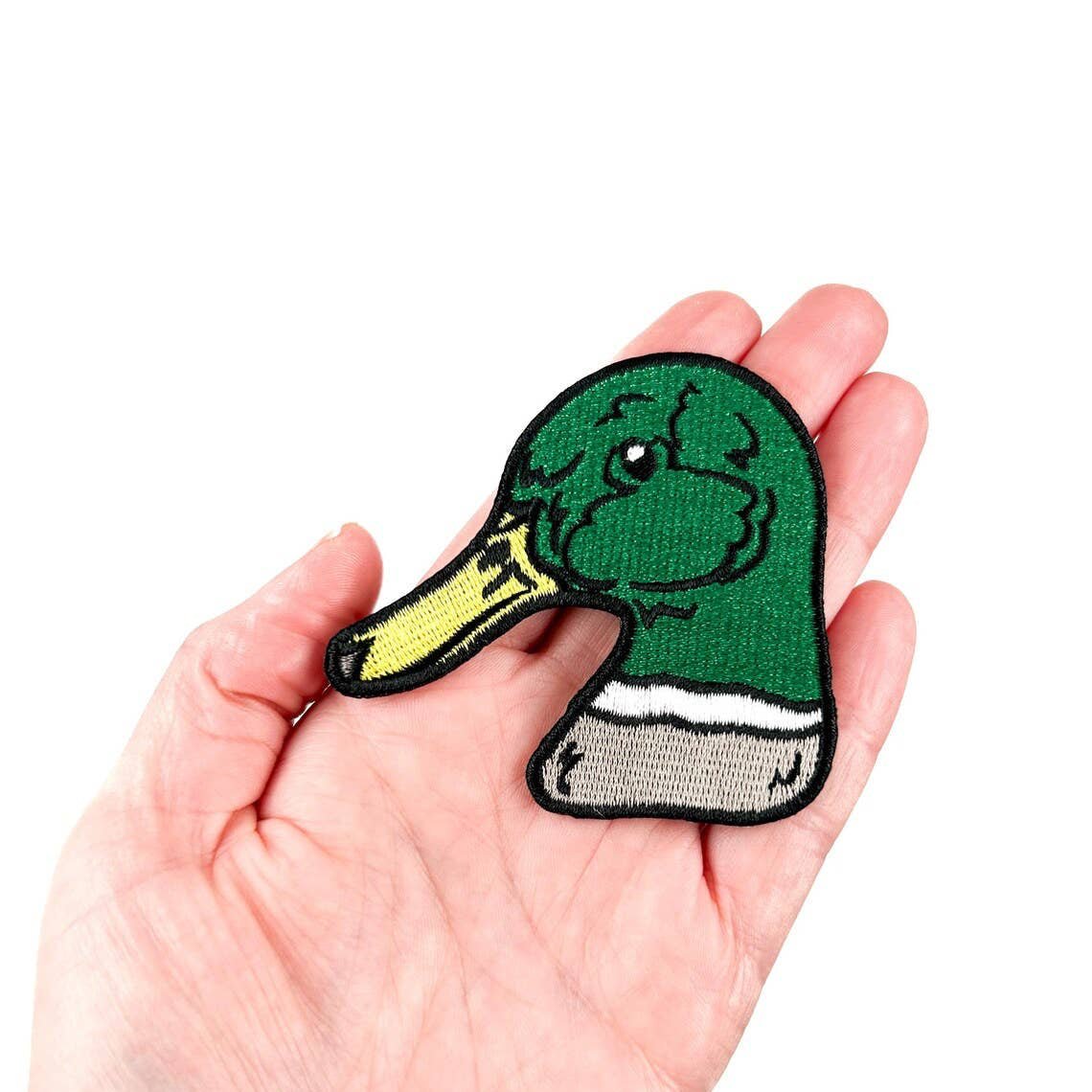Mallard Duck Head Iron - On Patch Embroidered - Wander Together Outfitters