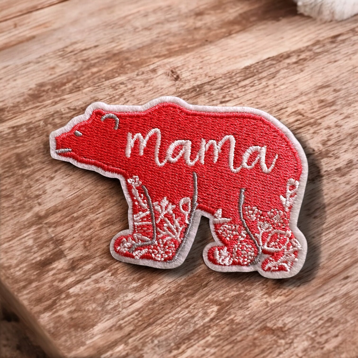 “Mama” Bear Iron On Patch - Wander Together Outfitters