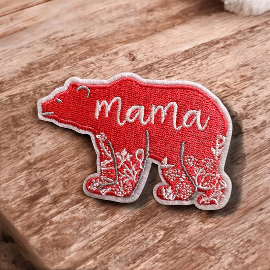 “Mama” Bear Iron On Patch - Wander Together Outfitters