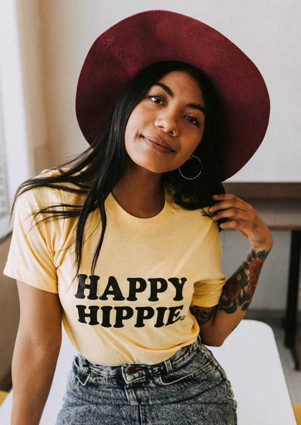"Happy Hippie" Super Soft T-shirt
