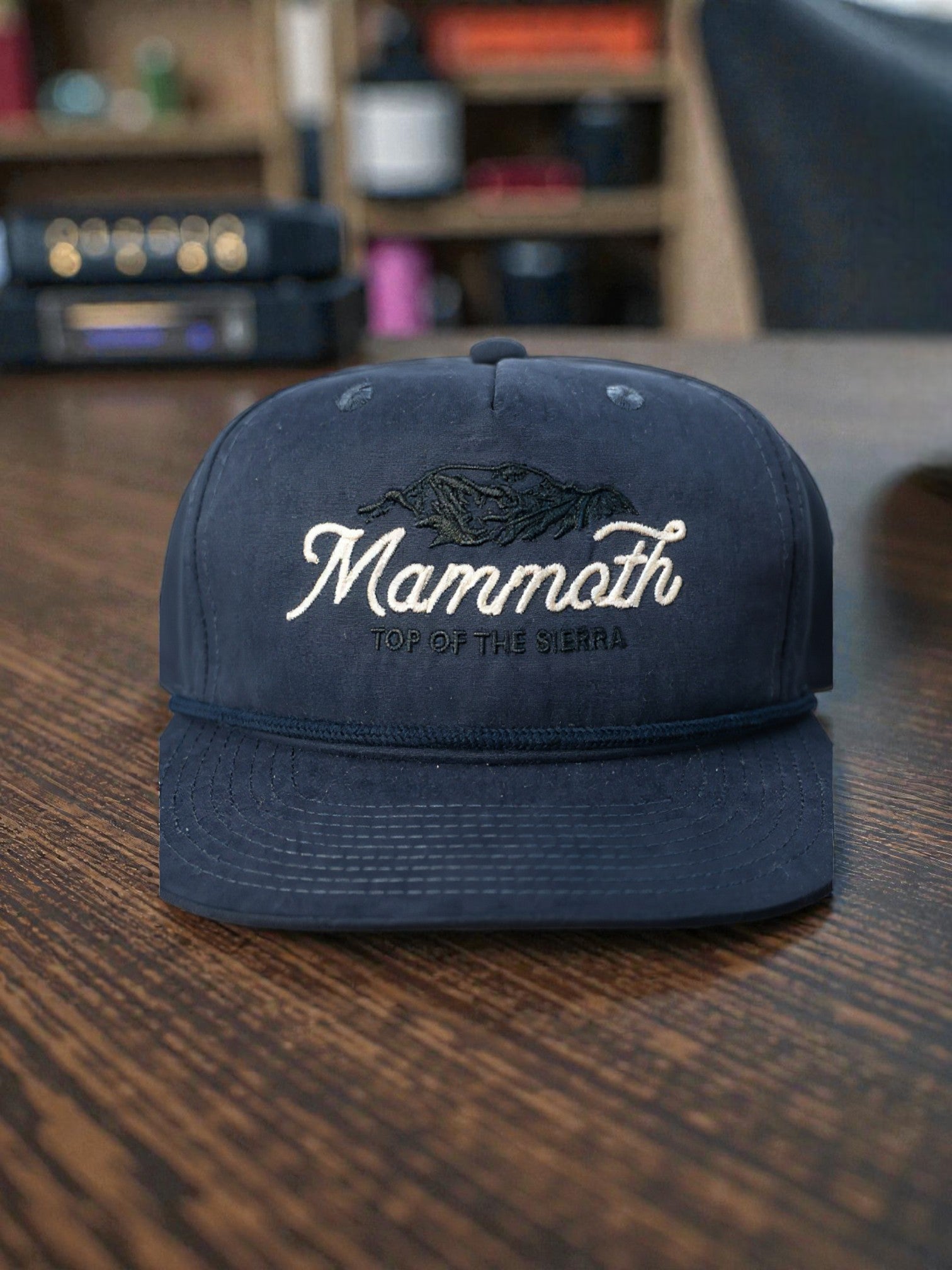 "Mammoth" 5 Panel Hat (Khaki or Navy) - Wander Together Outfitters