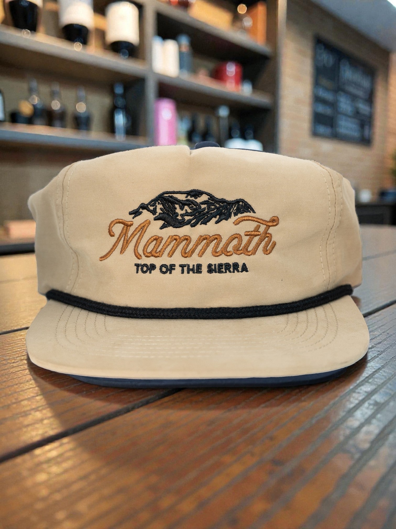 "Mammoth" 5 Panel Hat (Khaki or Navy) - Wander Together Outfitters