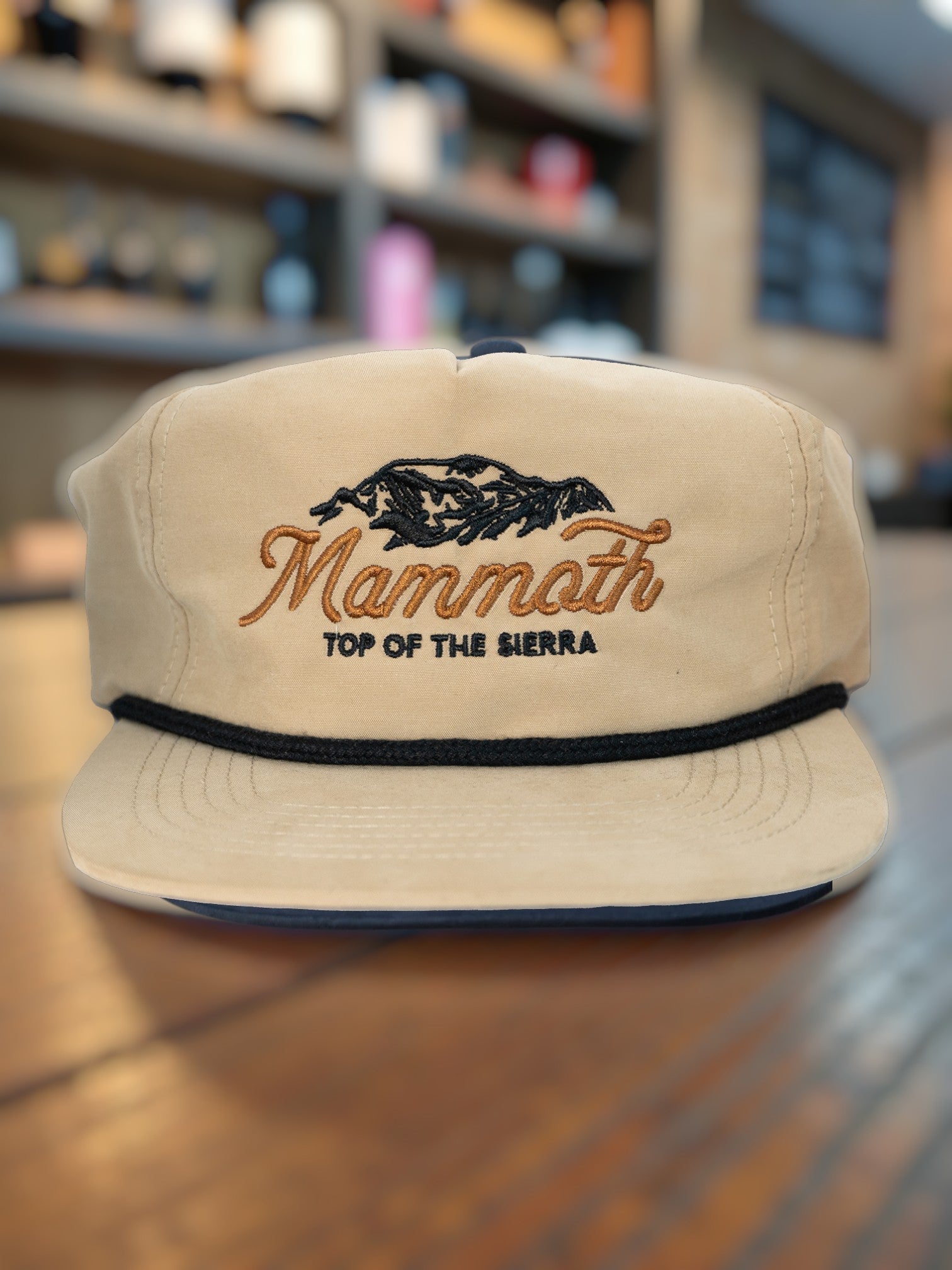 "Mammoth" 5 Panel Hat (Khaki or Navy) - Wander Together Outfitters