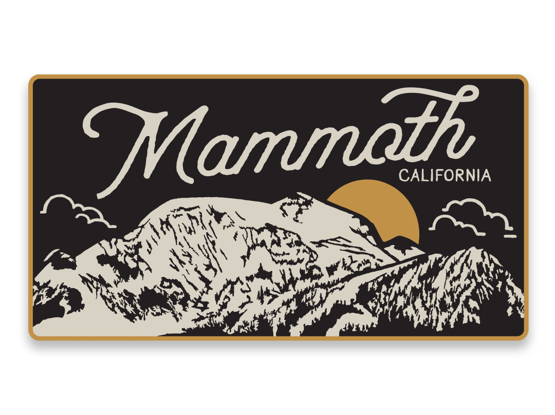 "Mammoth, California" Vinyl Sticker - Wander Together Outfitters