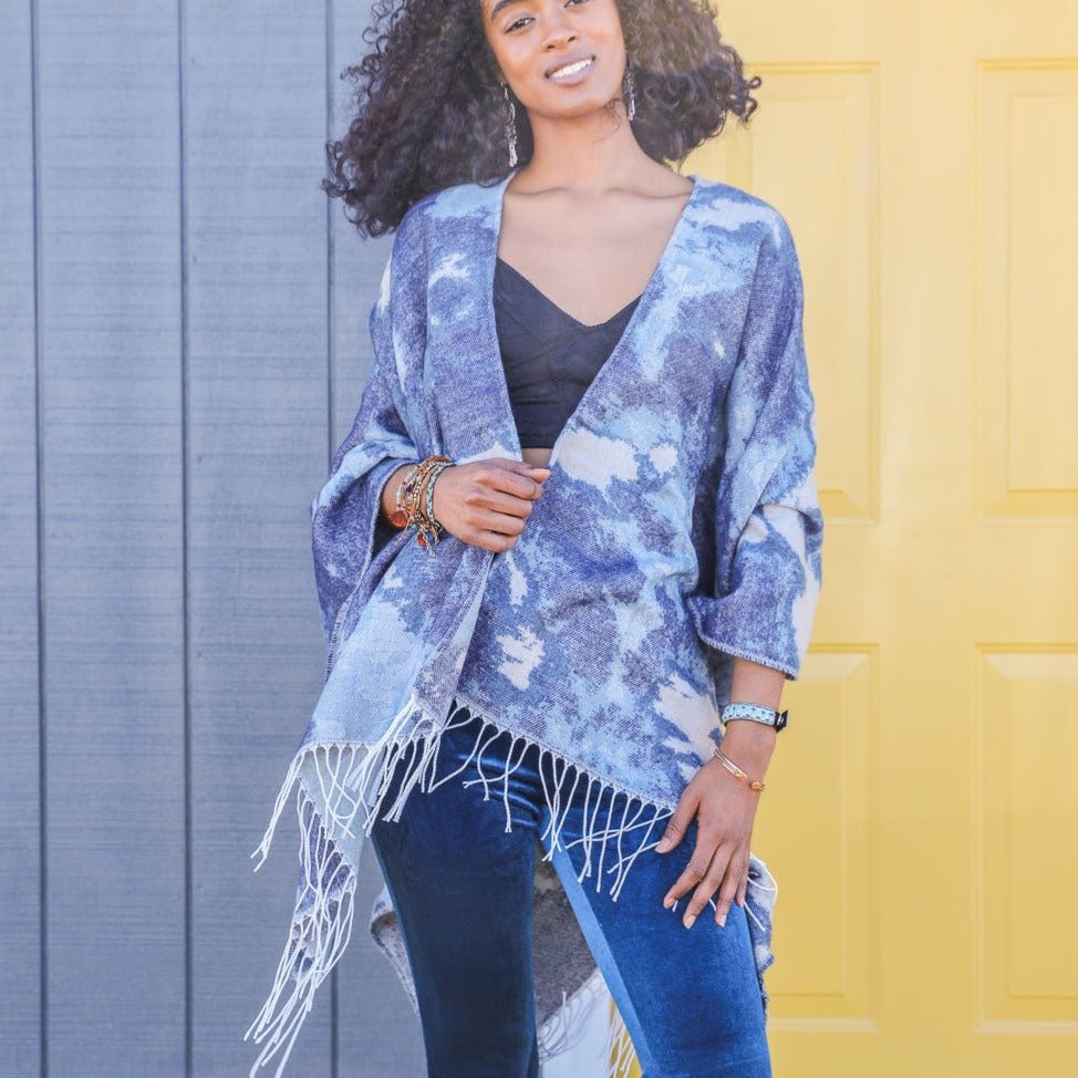 Marble Mirage Ruana Wrap (Last Chance) - Wander Together Outfitters