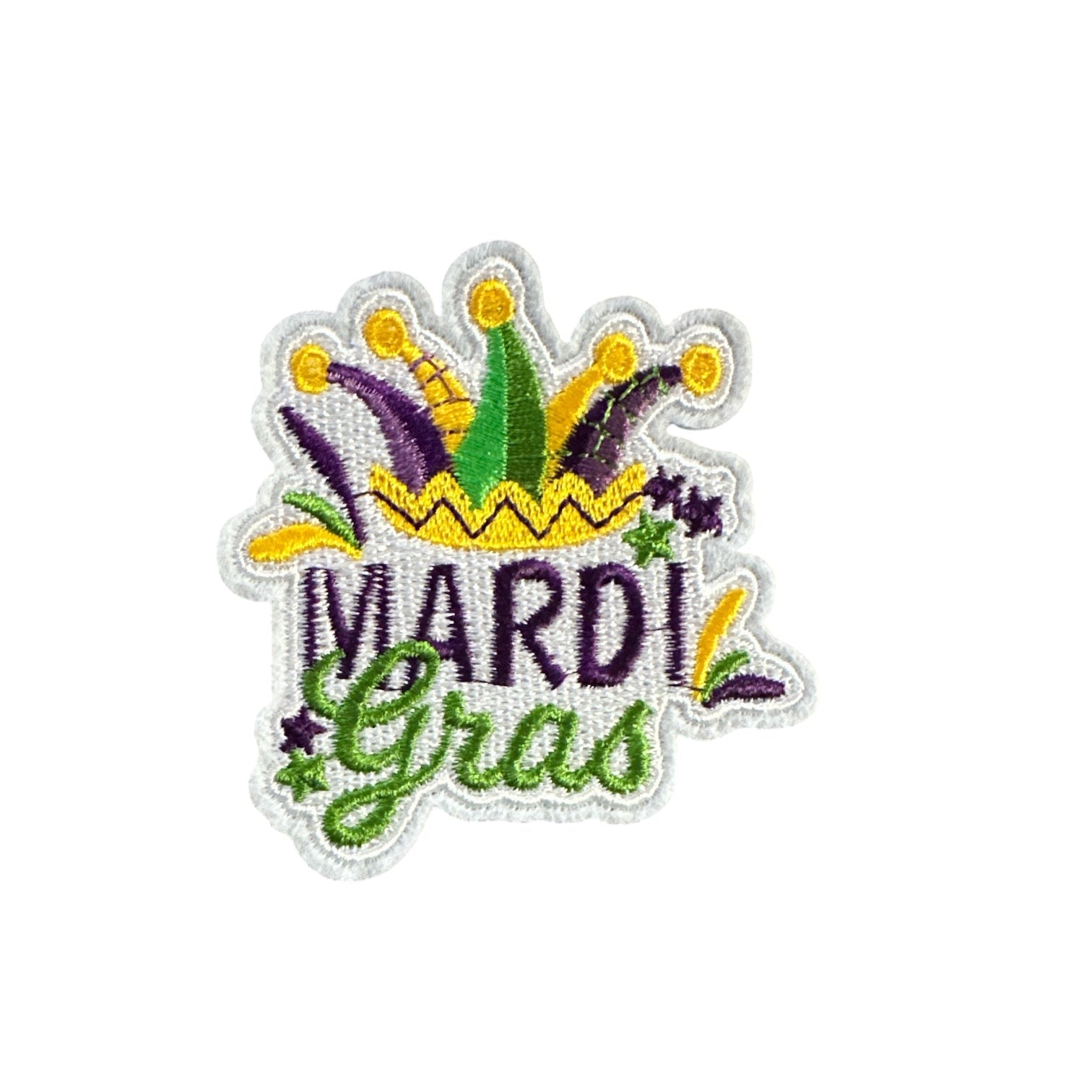 Mardi Gras Iron On Patches - Wander Together Outfitters