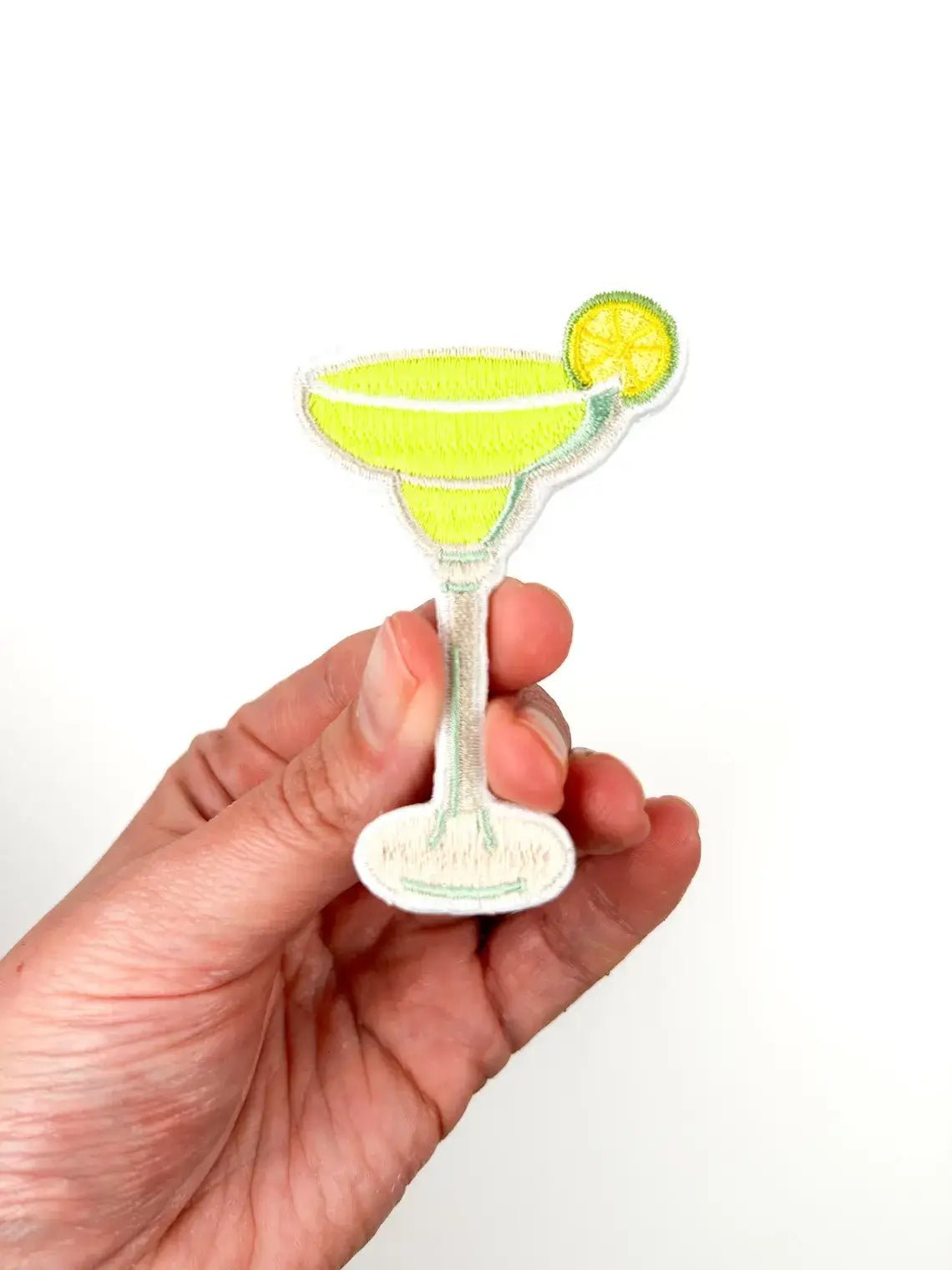 Margarita with Lime Embroidered Iron - On Patch - Wander Together Outfitters