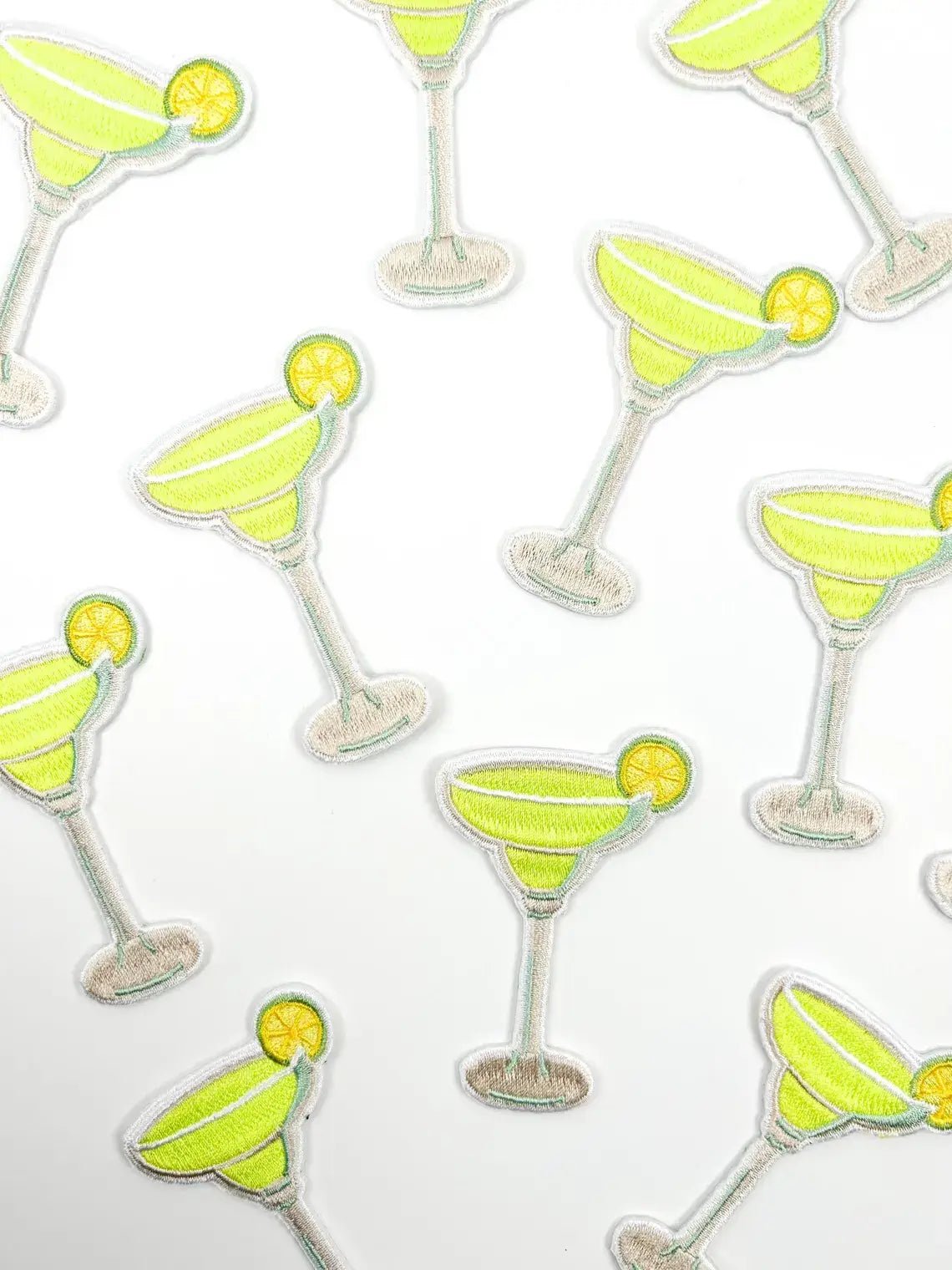 Margarita with Lime Embroidered Iron - On Patch - Wander Together Outfitters