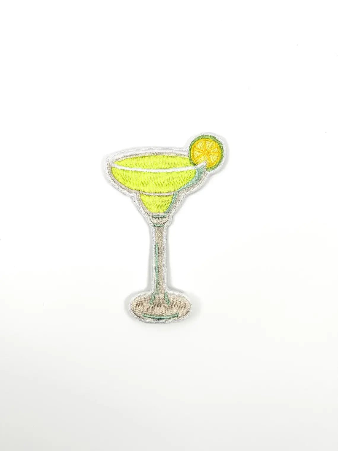 Margarita with Lime Embroidered Iron - On Patch - Wander Together Outfitters